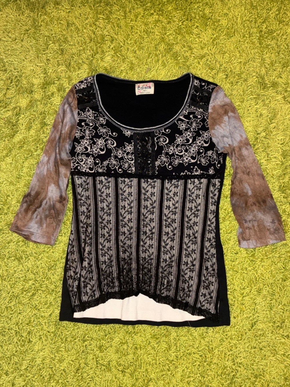 Edista 2000s Whimsigoth Blouse